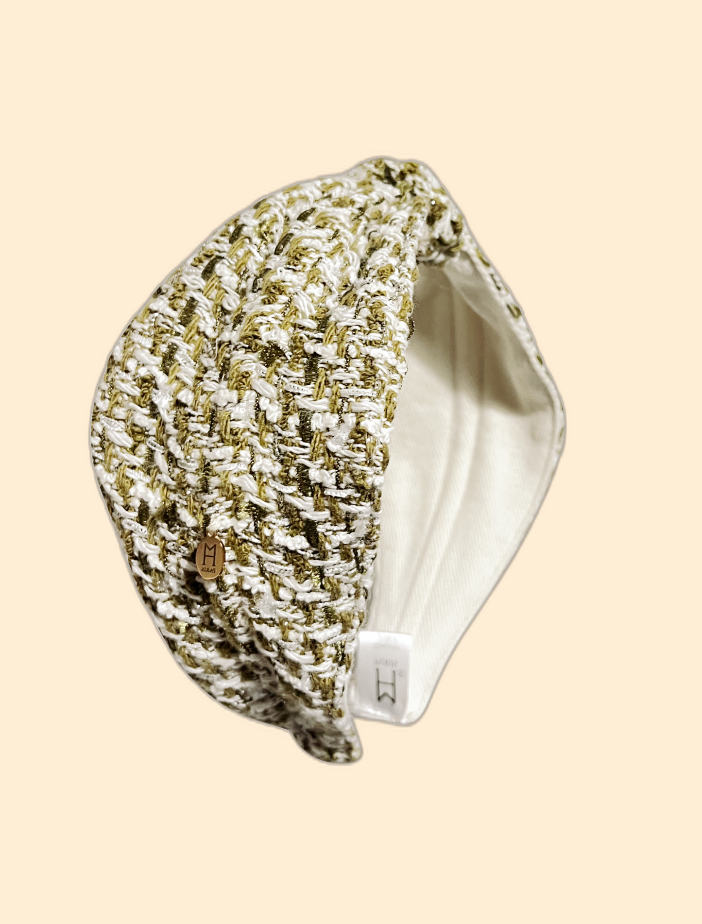 Serre-Tête en Tweed Coton